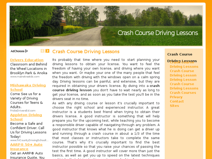 www.crashcoursedrivinglessons.net