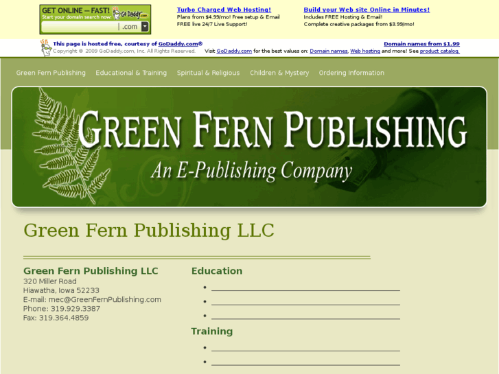 www.greenfernpublishing.com