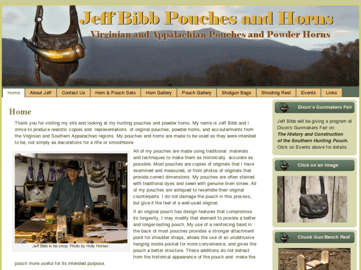 www.jeffbibbpouchesandhorns.com