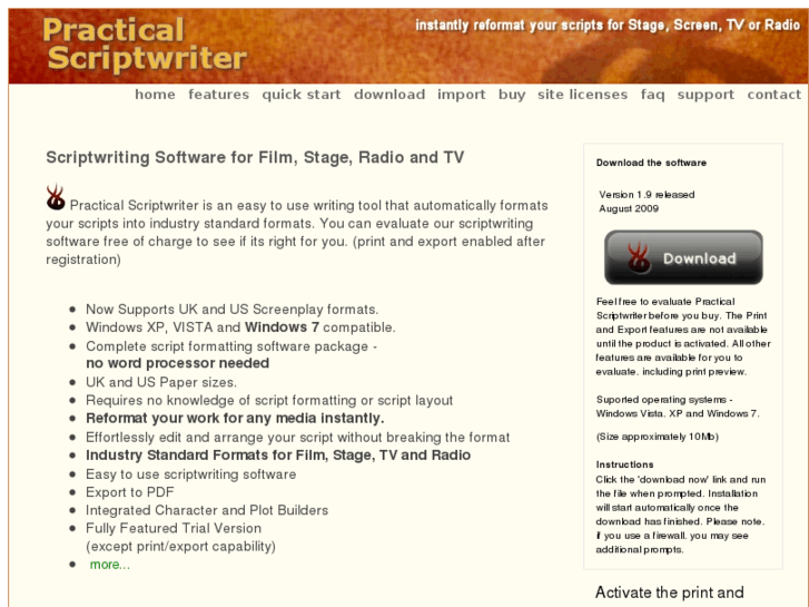 www.practicalscriptwriter.co.uk