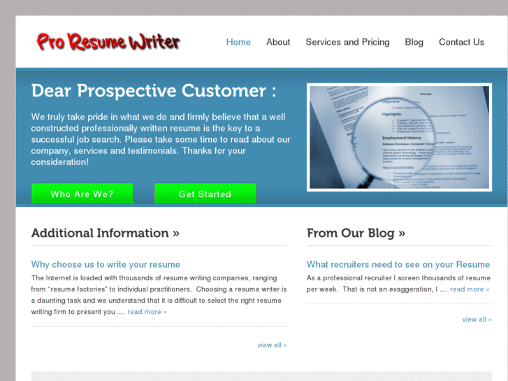 www.proresumewriter.com