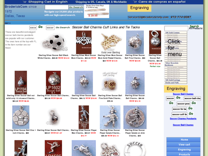 www.soccerballcharms.com