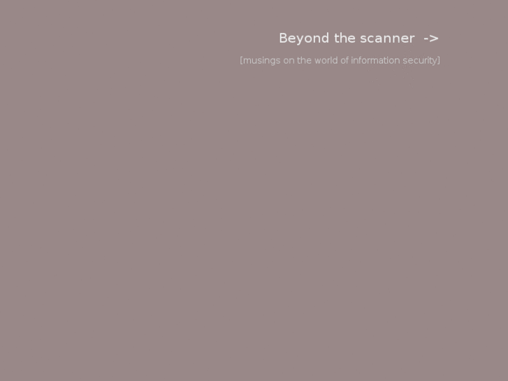 www.beyondthescanner.com