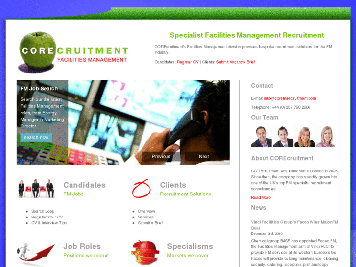 www.corefmrecruitment.com