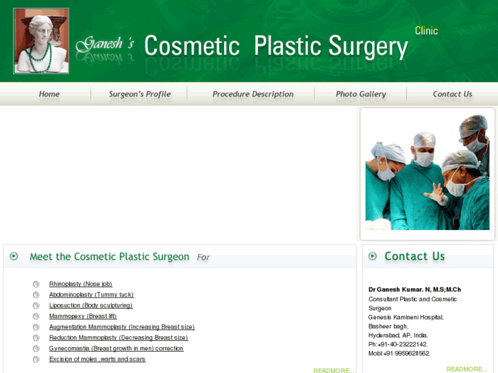 www.cosmeticplasticsurgeonhyderabad.com