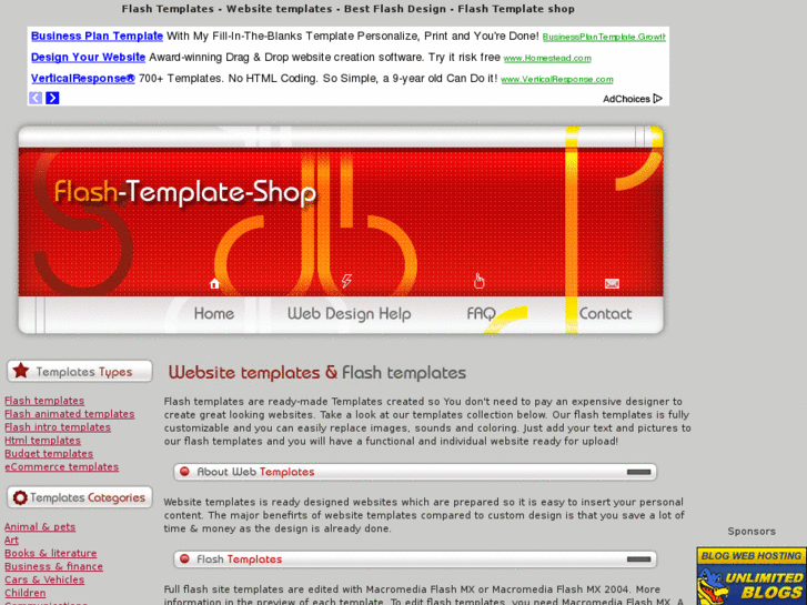 www.flash-template-shop.com