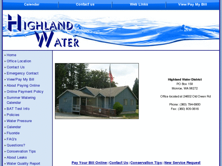 www.highlandwaterdistrict.com