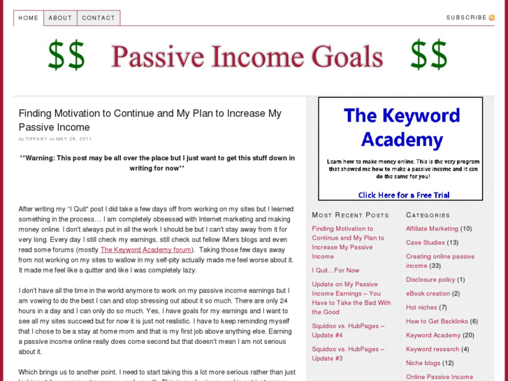 www.passiveincomegoals.com