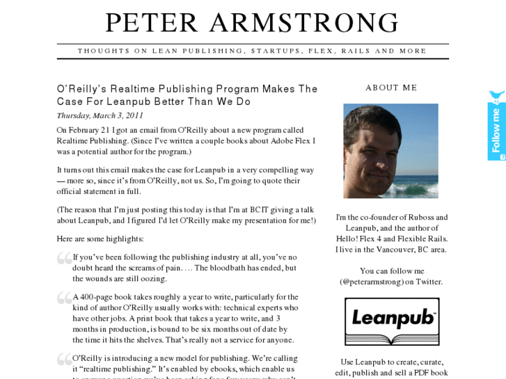 www.peterarmstrong.com