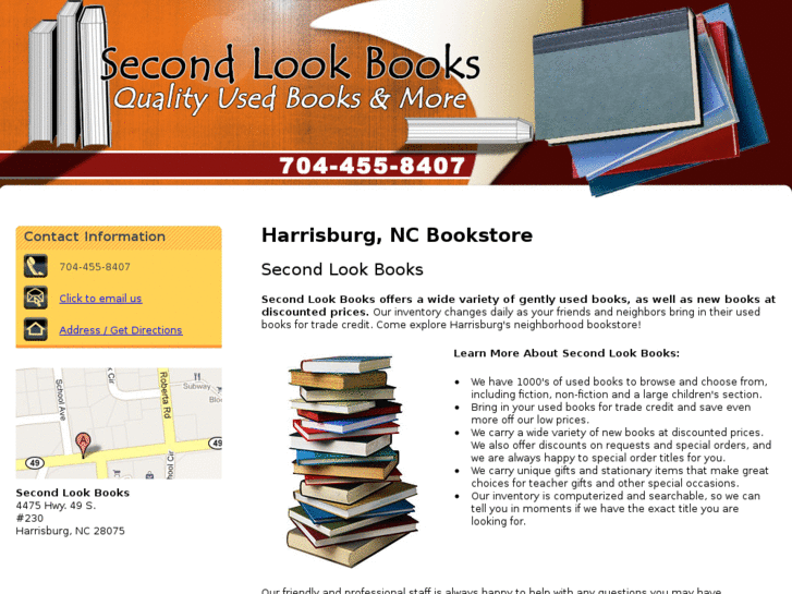 www.secondlookbooksnc.com