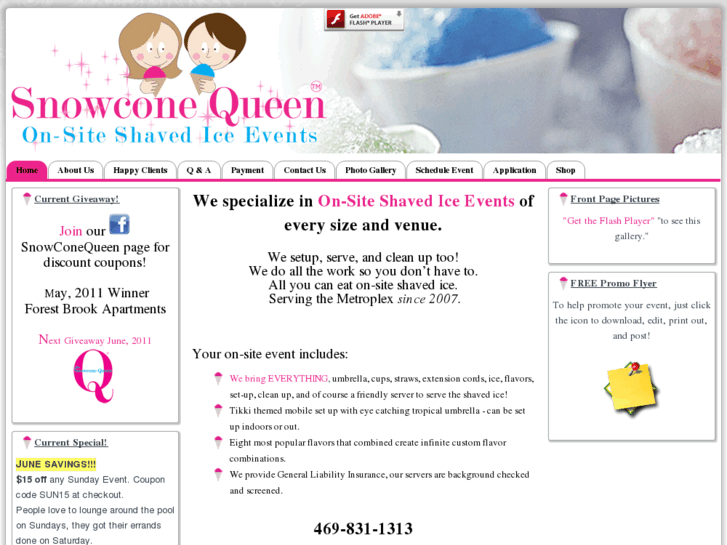 www.snowconequeen.com