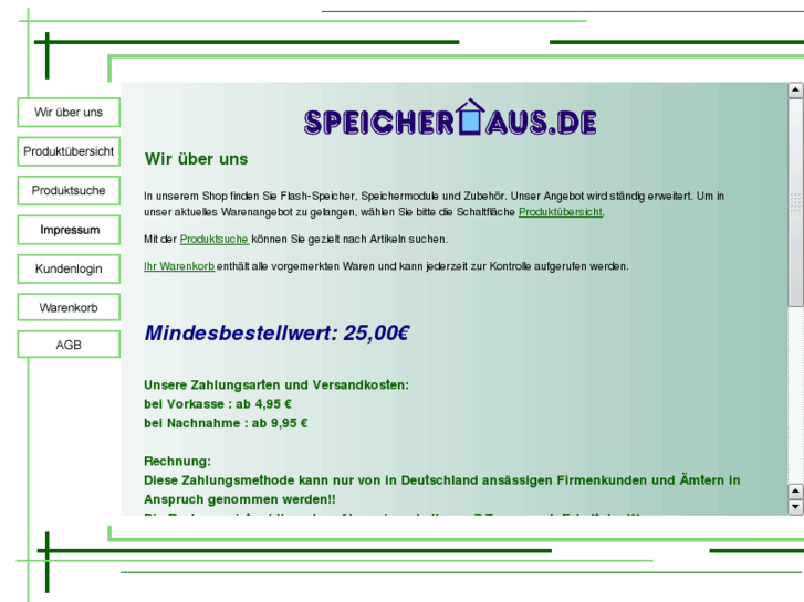 www.speicherhaus.de