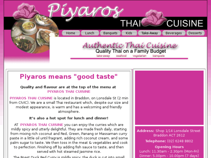 www.1piyarosthaicuisine.com