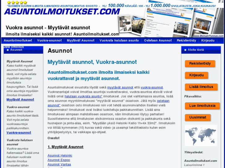 www.asuntoilmoitukset.com