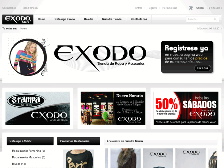 www.exodotiendaderopa.com