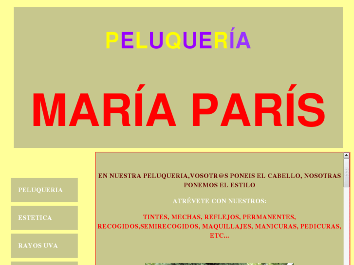 www.peluqueriamariaparis.com