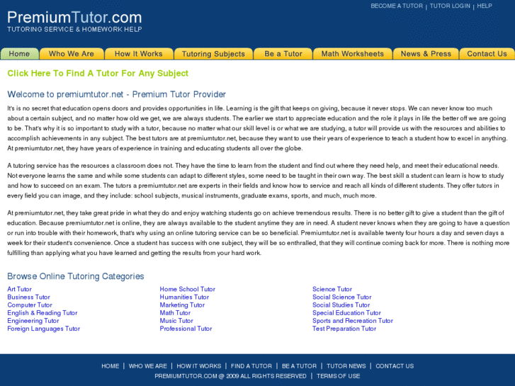 www.premiumtutor.net