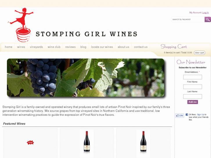 www.stompinggirlcellars.com