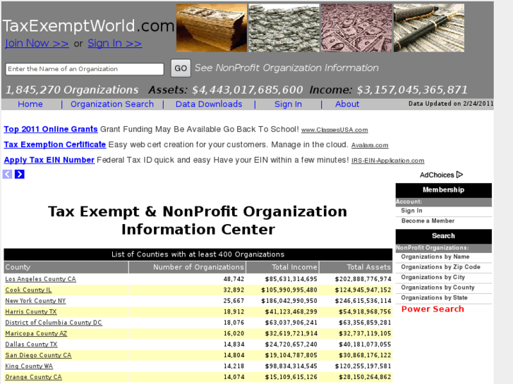 www.taxexemptworld.com