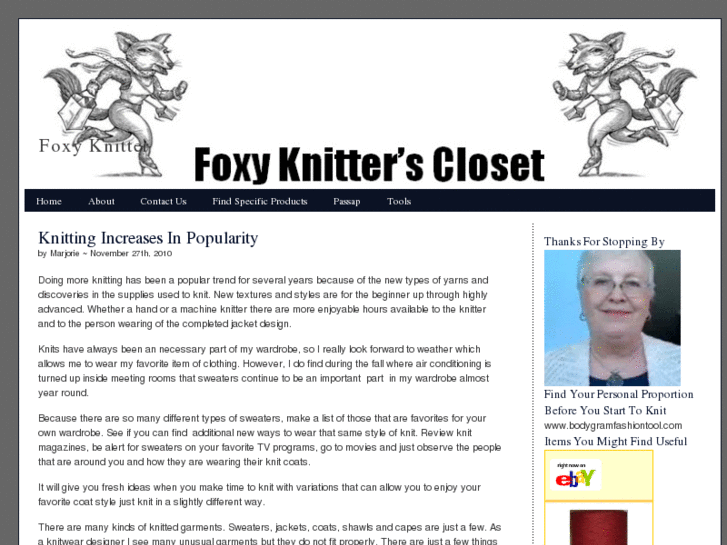 www.thefoxyknitterscloset.com