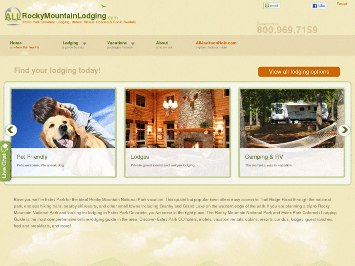 www.allrockymountainlodging.com