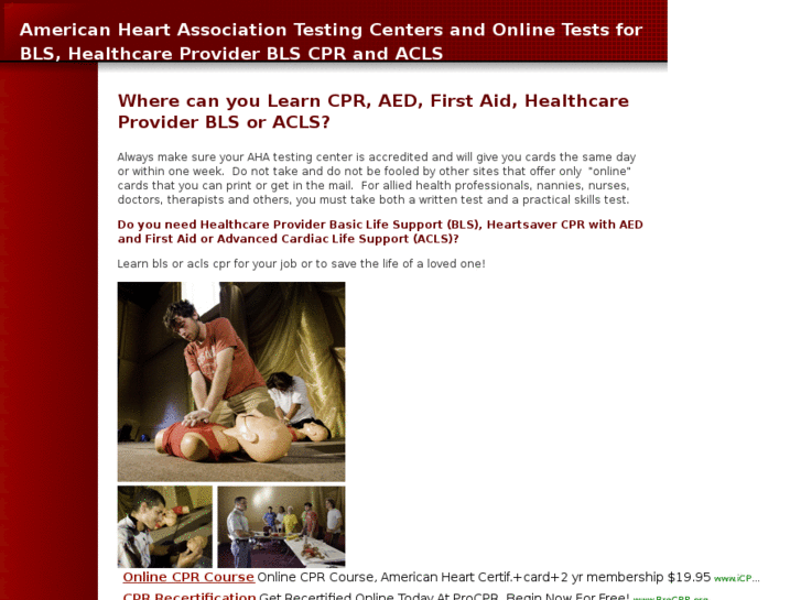 www.americanheartblsonlinetest.com