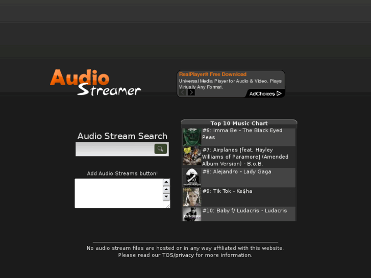 www.audiostreams.info