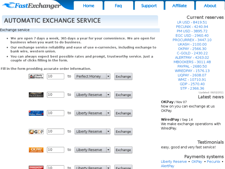 www.fastexchanger.net