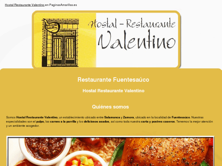 www.hostalrestaurantevalentino.com