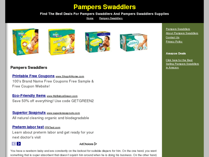 www.pampersswaddlers.org