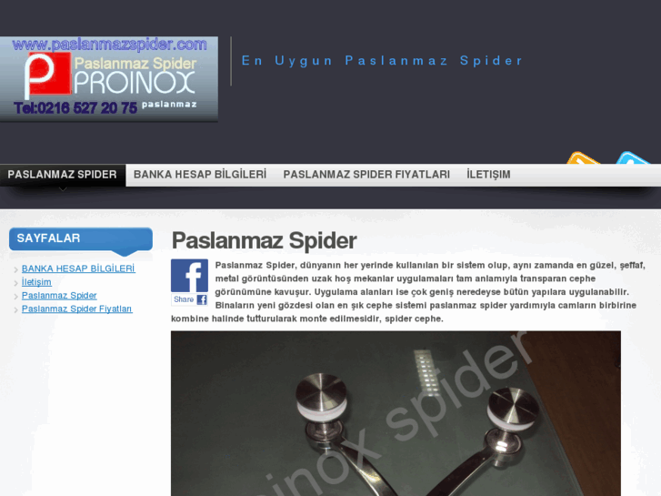 www.paslanmazspider.com