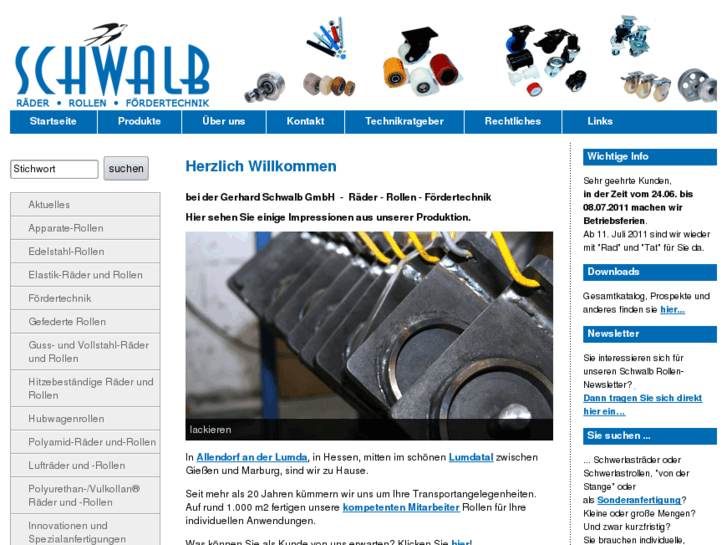 www.schwalb-rollen.de