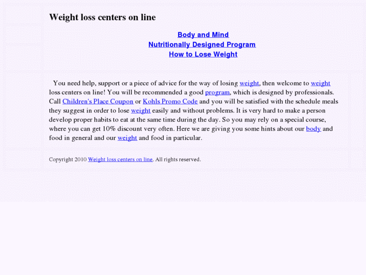 www.weight-loss-centers-online.com