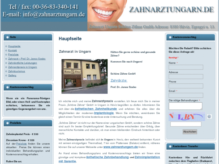 www.zahnarztungarn.de