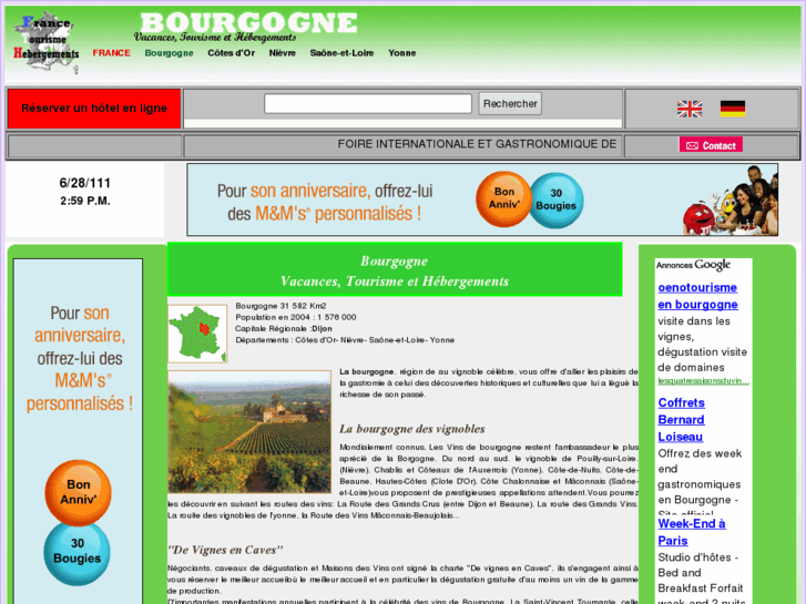 www.bourgogne-tourisme-hebergements.com