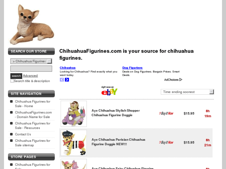 www.chihuahuafigurines.com