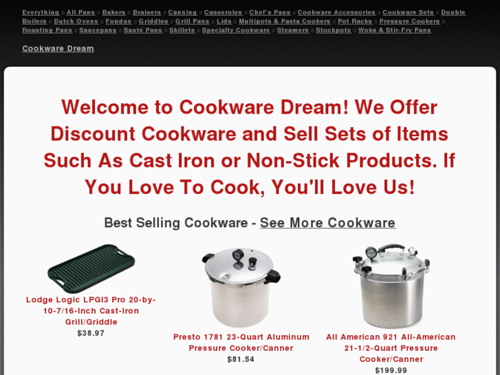 www.cookwaredream.com