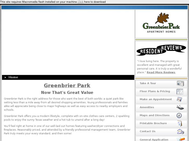 www.greenbrier-apts.com