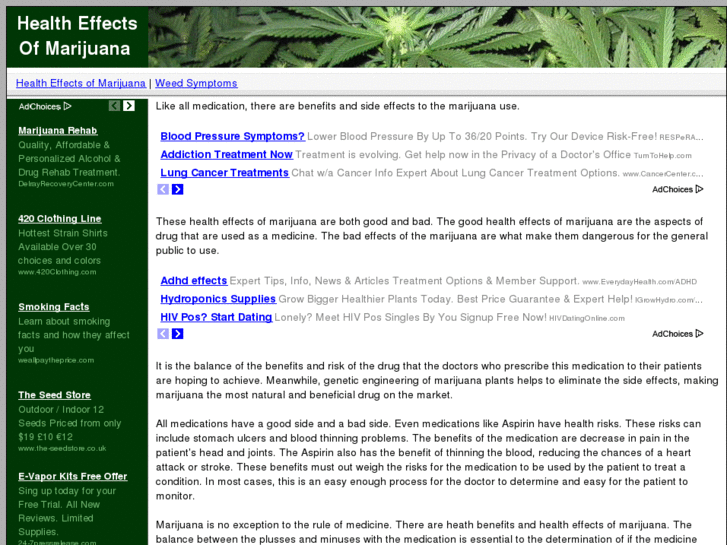 www.healtheffectsofmarijuana.com