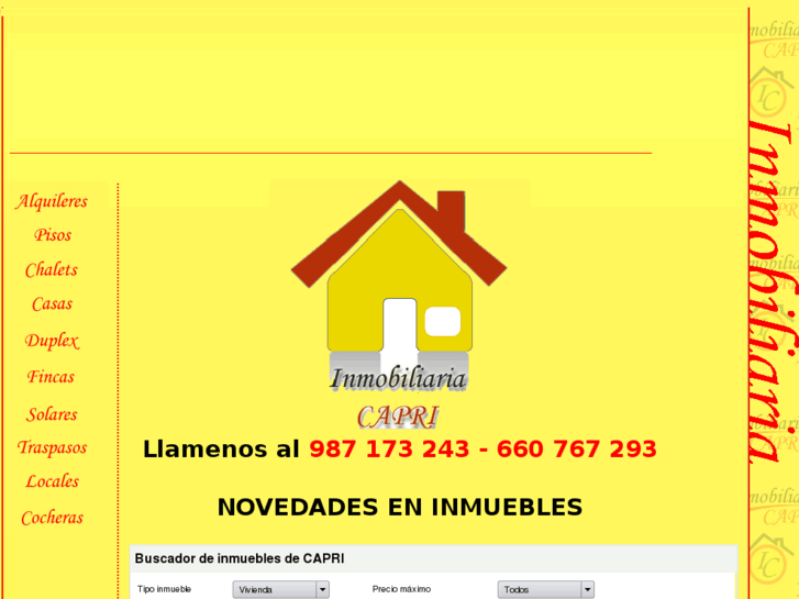 www.inmobiliariacapri.com