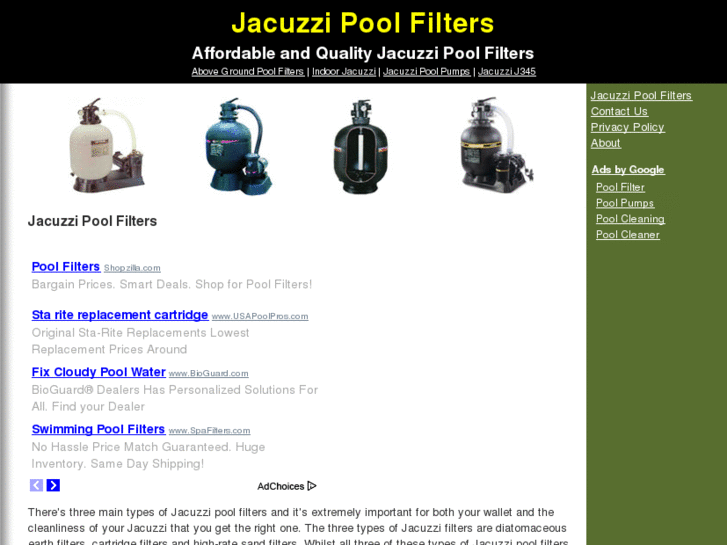 www.jacuzzipoolfilters.net