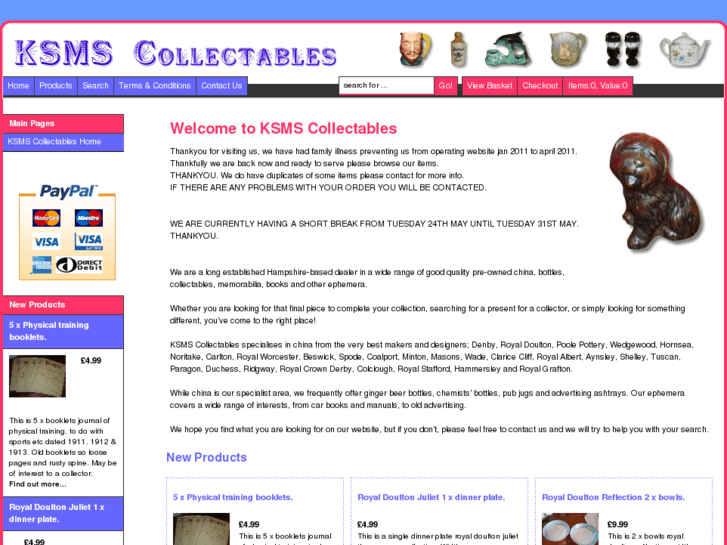 www.ksmscollectables.com