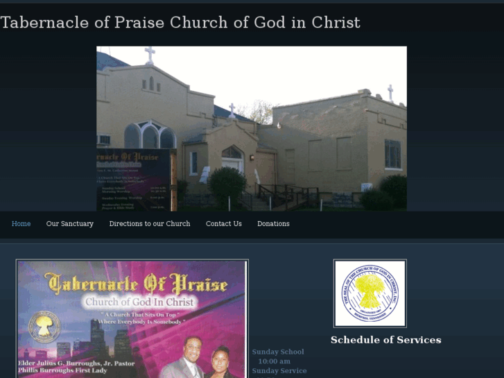 www.tabernacleofpraisechurchofgodinchrist.com