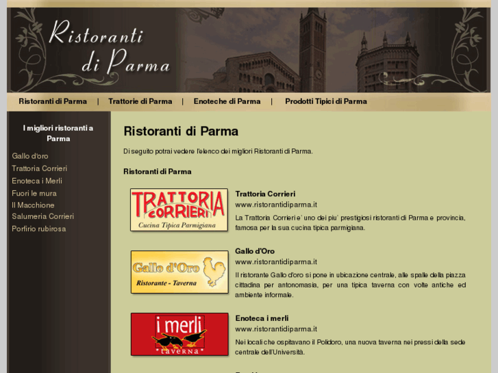 www.trattoriediparma.com