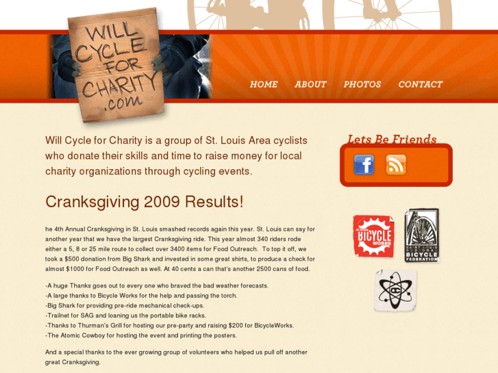 www.willcycleforcharity.com