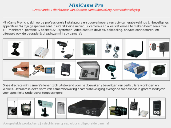 www.minicams-pro.be