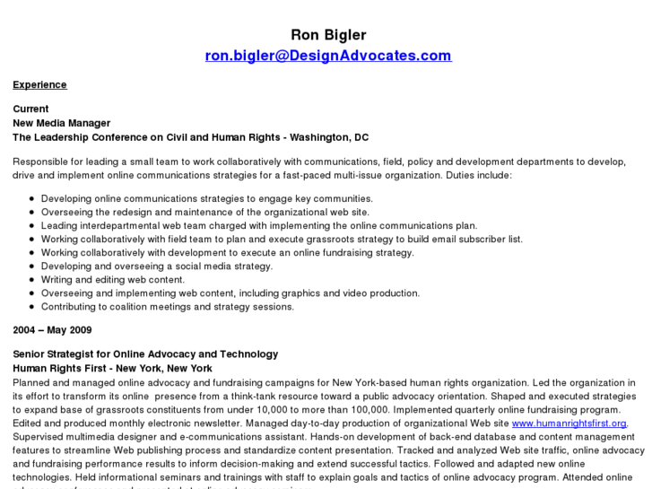 www.ronbigler.com