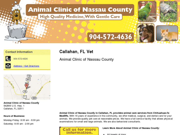 www.animalclinicofnassaucountyfl.com