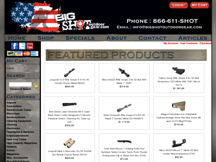 www.bigshotoutdoorgear.com