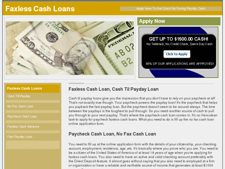 www.faxlesscashloans.org